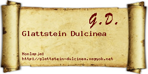 Glattstein Dulcinea névjegykártya